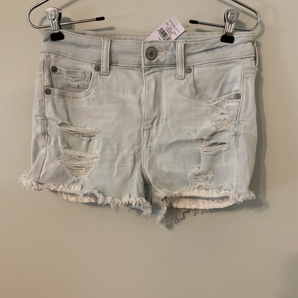 American Eagle High Rise Shorts 2 NWT - Picture 2 of 4